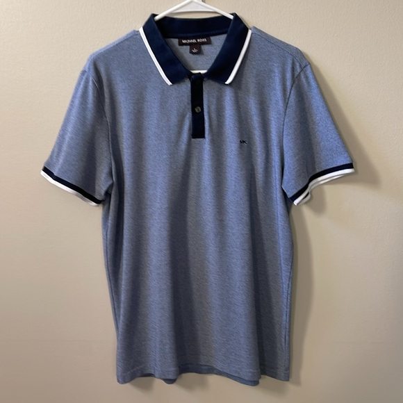 Michael Kors, Polo Shirt Short Sleeve w/Collar Casual Golf Sz L - Picture 1 of 8